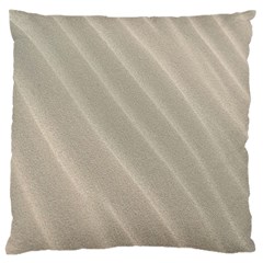 Sand Waves Large Flano Cushion Case (two Sides) by artworkshop