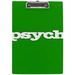 Psych A4 Clipboard by nate14shop