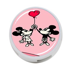 Baloon Love Mickey & Minnie Mouse 4-port Usb Hub (two Sides) by nate14shop
