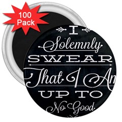 I Solemnly Swear Harry Potter 3  Magnets (100 Pack) by nate14shop