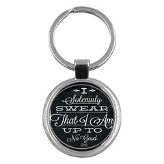 I Solemnly Swear Harry Potter Key Chain (round)