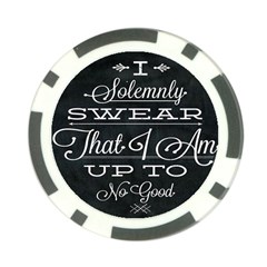 I Solemnly Swear Harry Potter Poker Chip Card Guard (10 Pack) by nate14shop