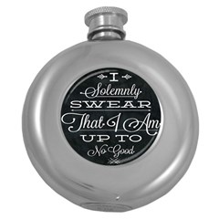 I Solemnly Swear Harry Potter Round Hip Flask (5 Oz) by nate14shop