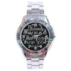 I Solemnly Swear Harry Potter Stainless Steel Analogue Watch by nate14shop