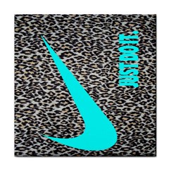 Just Do It Leopard Silver Face Towel by nate14shop