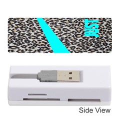 Just Do It Leopard Silver Memory Card Reader (stick) by nate14shop