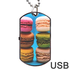 Colorful 0011 Dog Tag Usb Flash (one Side) by nate14shop