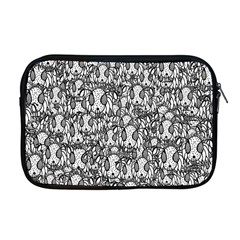 Sketchy Monster Insect Drawing Motif Pattern Apple Macbook Pro 17  Zipper Case by dflcprintsclothing