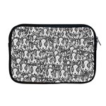 Sketchy Monster Insect Drawing Motif Pattern Apple MacBook Pro 17  Zipper Case Front