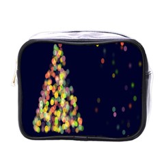 Abstract-christmas-tree Mini Toiletries Bag (one Side)