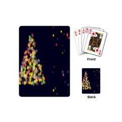 Abstract-christmas-tree Playing Cards Single Design (mini) by nate14shop