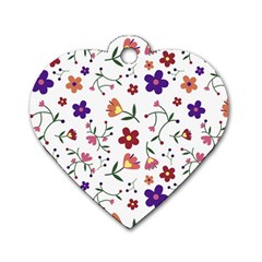 Background-a 009 Dog Tag Heart (one Side) by nate14shop