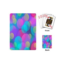 Bokeh-002 Playing Cards Single Design (mini) by nate14shop