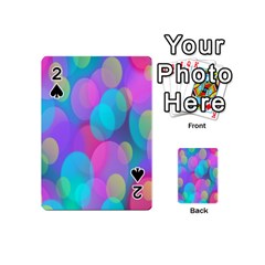 Bokeh-002 Playing Cards 54 Designs (mini) by nate14shop