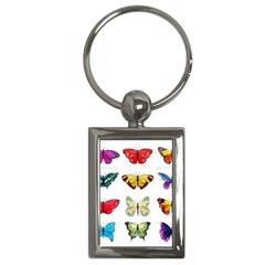 Butterflay Key Chain (rectangle) by nate14shop