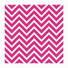 Chevrons - Pink Medium Glasses Cloth (2 Sides) by nate14shop