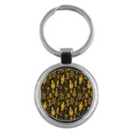 Christmas-a 001 Key Chain (Round) Front