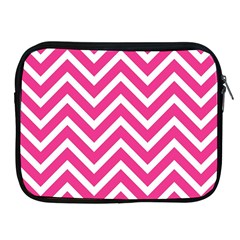 Chevrons - Pink Apple Ipad 2/3/4 Zipper Cases by nate14shop