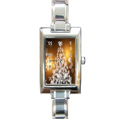 Christmas-tree-a 001 Rectangle Italian Charm Watch