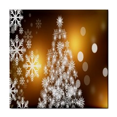 Christmas-tree-a 001 Tile Coaster