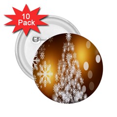 Christmas-tree-a 001 2.25  Buttons (10 pack) 