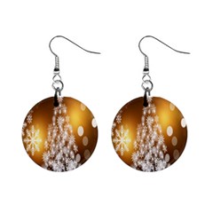 Christmas-tree-a 001 Mini Button Earrings