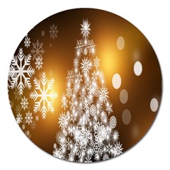Christmas-tree-a 001 Magnet 5  (Round)