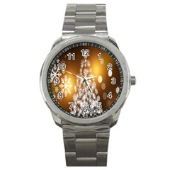 Christmas-tree-a 001 Sport Metal Watch by nate14shop