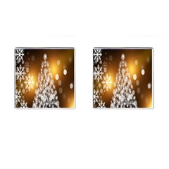 Christmas-tree-a 001 Cufflinks (Square)