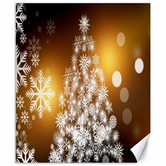 Christmas-tree-a 001 Canvas 8  x 10 
