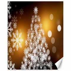 Christmas-tree-a 001 Canvas 11  x 14 