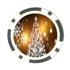 Christmas-tree-a 001 Poker Chip Card Guard