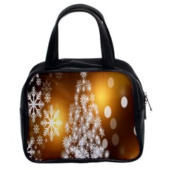 Christmas-tree-a 001 Classic Handbag (Two Sides)