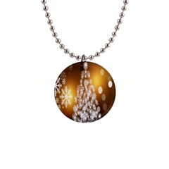 Christmas-tree-a 001 1  Button Necklace by nate14shop