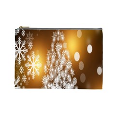 Christmas-tree-a 001 Cosmetic Bag (large) by nate14shop