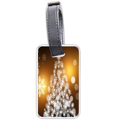 Christmas-tree-a 001 Luggage Tag (one side)