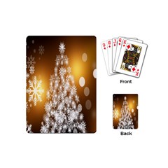 Christmas-tree-a 001 Playing Cards Single Design (Mini)