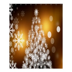 Christmas-tree-a 001 Shower Curtain 60  x 72  (Medium) 