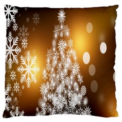 Christmas-tree-a 001 Large Cushion Case (Two Sides)