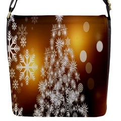 Christmas-tree-a 001 Flap Closure Messenger Bag (S)