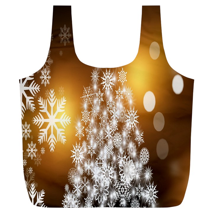 Christmas-tree-a 001 Full Print Recycle Bag (XL)