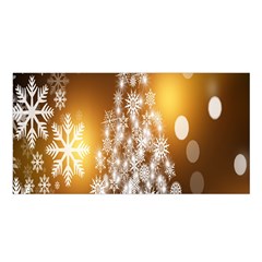 Christmas-tree-a 001 Satin Shawl 45  x 80 