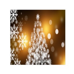 Christmas-tree-a 001 Square Satin Scarf (30  x 30 )