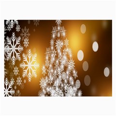 Christmas-tree-a 001 Large Glasses Cloth by nate14shop