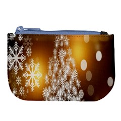 Christmas-tree-a 001 Large Coin Purse