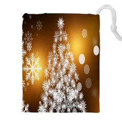 Christmas-tree-a 001 Drawstring Pouch (4XL)