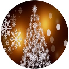 Christmas-tree-a 001 UV Print Round Tile Coaster