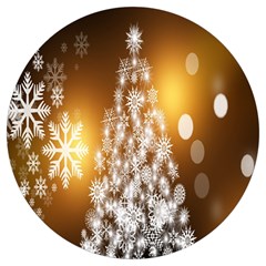 Christmas-tree-a 001 Round Trivet