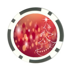 Christmas-tree-a 002 Poker Chip Card Guard by nate14shop