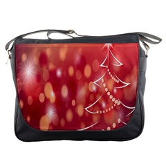 Christmas-tree-a 002 Messenger Bag by nate14shop